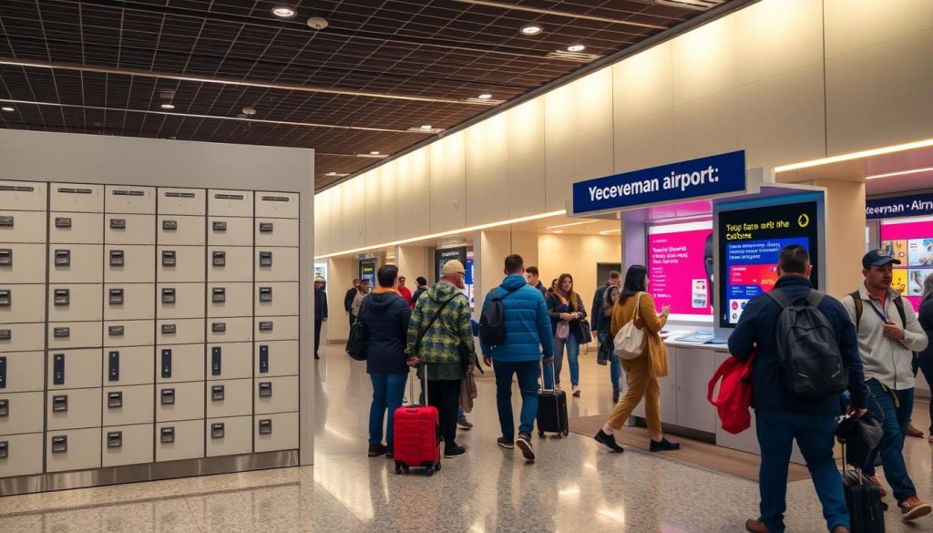 Yerevan airport luggage storage and SIM card facilities Yerevan airport luggage storage and SIM card facilities
