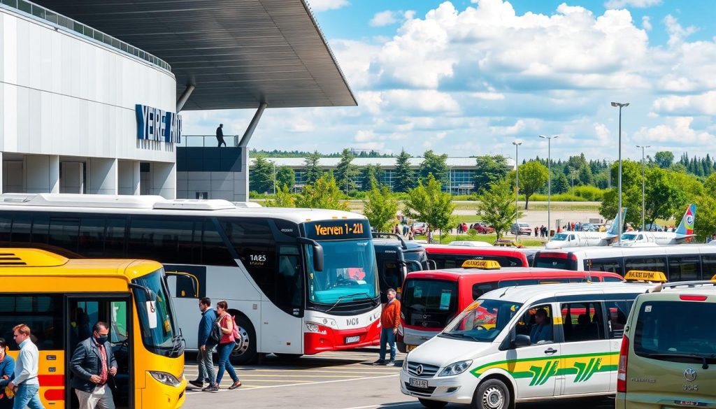 Yerevan airport public transportation options Yerevan airport public transportation options