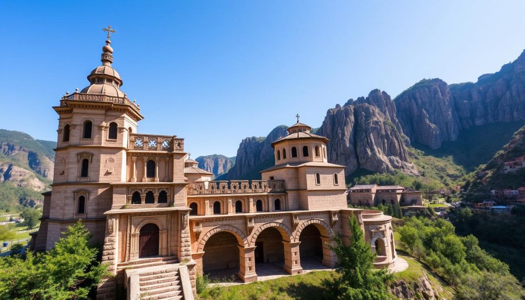 architectural features of Tatev Monastery architectural features of Tatev Monastery