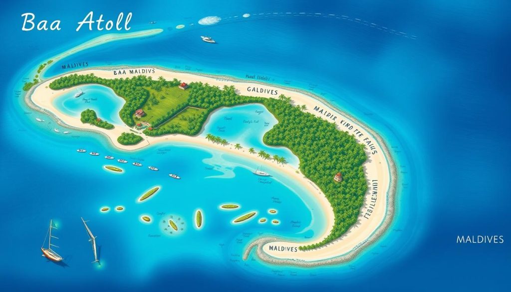 baa atoll map baa atoll map