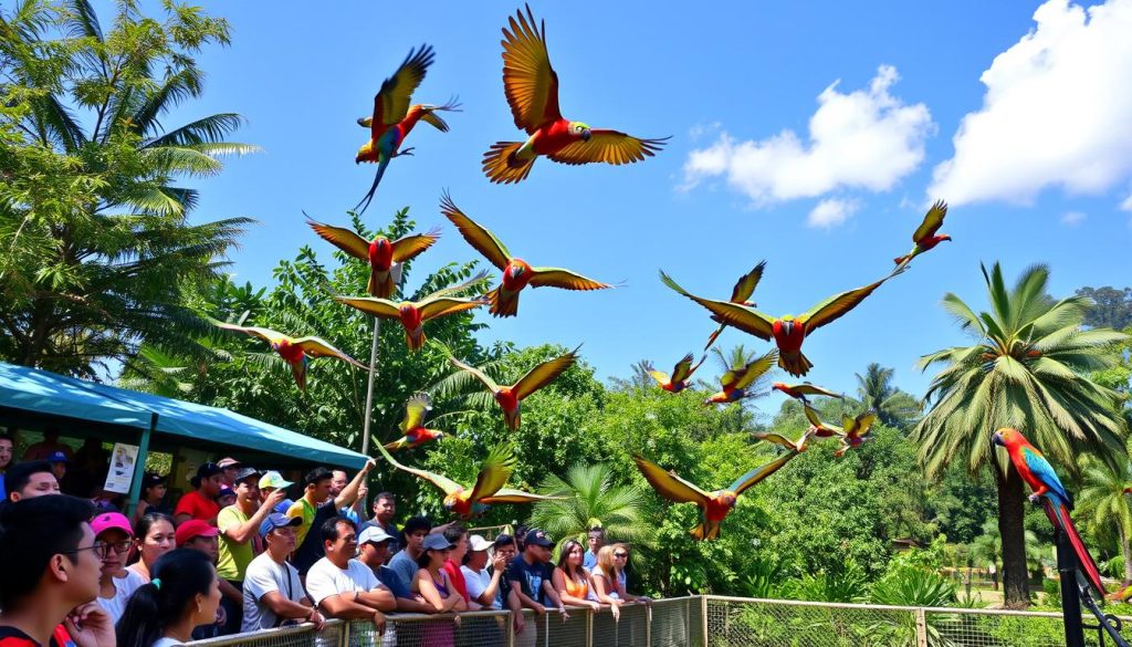 bird shows at Cebu Safari bird shows at Cebu Safari