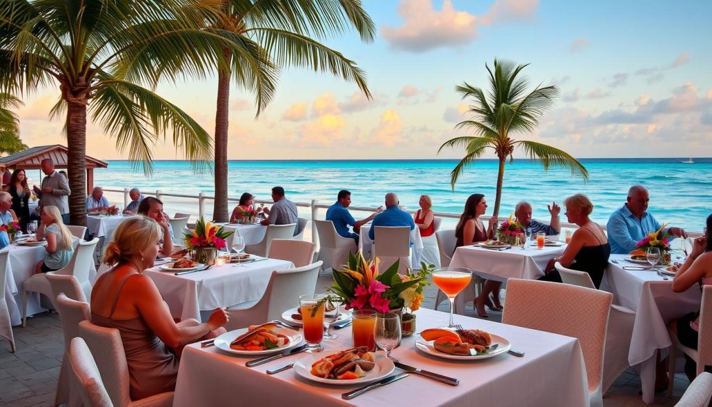 dining in Grace Bay dining in Grace Bay