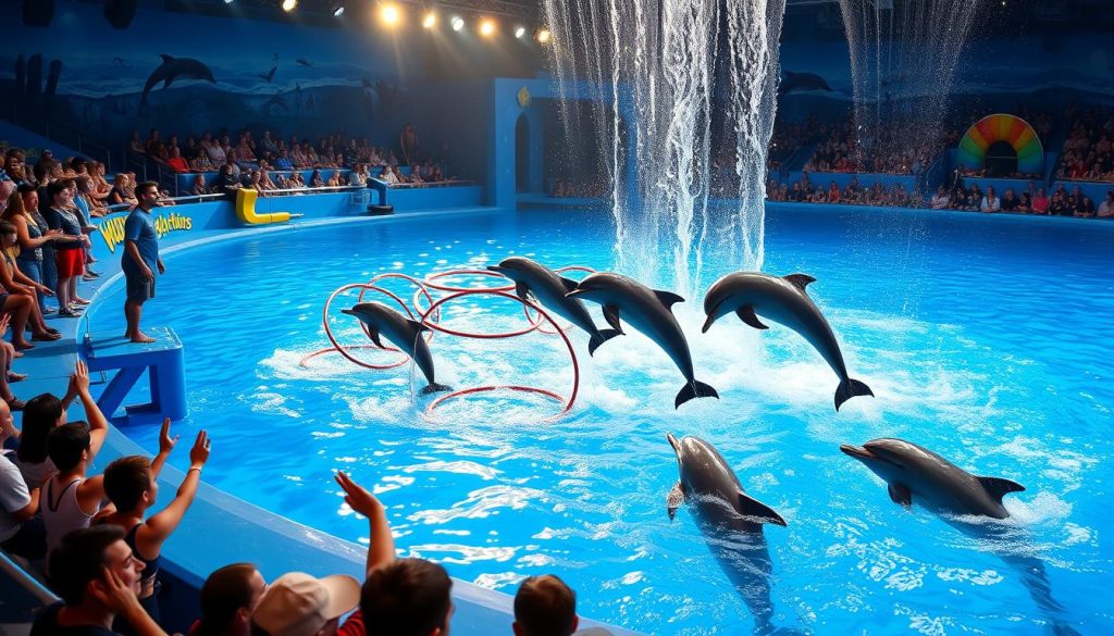 dolphin performances at Batumi Dolphinarium dolphin performances at Batumi Dolphinarium