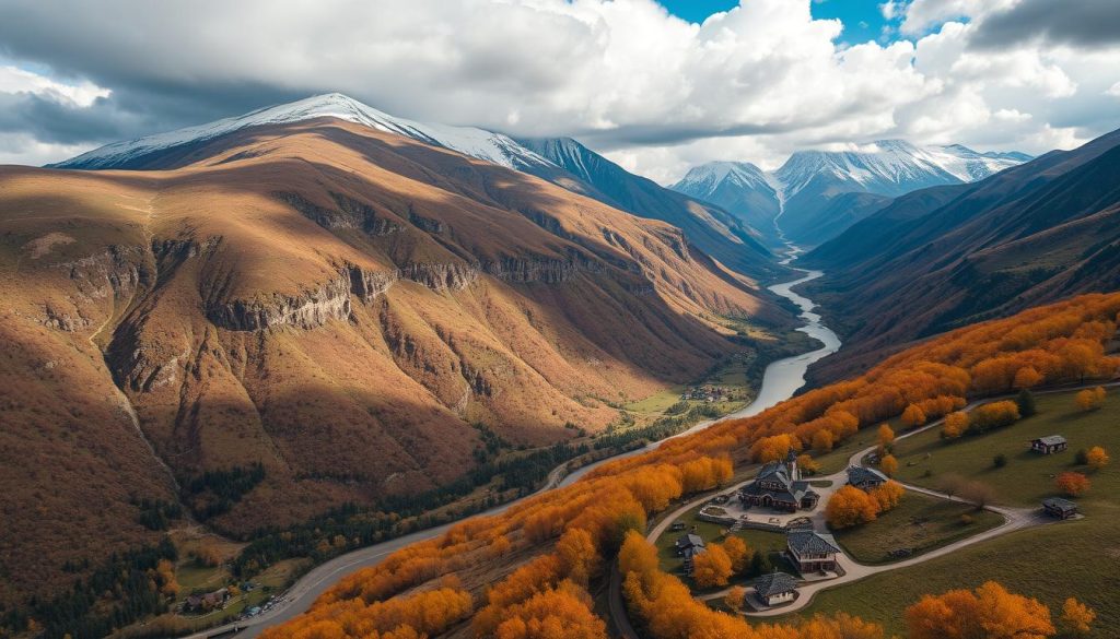 drone photography in Kazbegi drone photography in Kazbegi