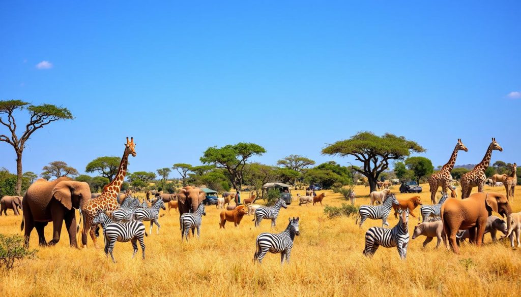 exotic animals in the African Savanna exotic animals in the African Savanna