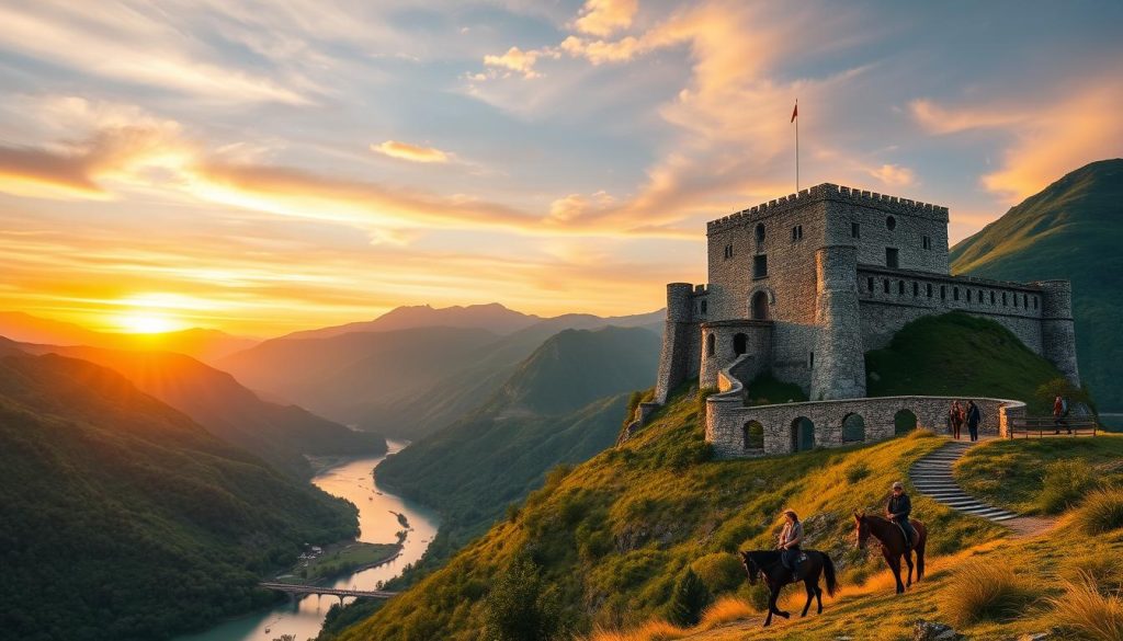 explore the Ananuri Fortified Castle explore the Ananuri Fortified Castle