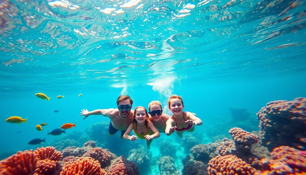 family snorkeling Providenciales family snorkeling Providenciales
