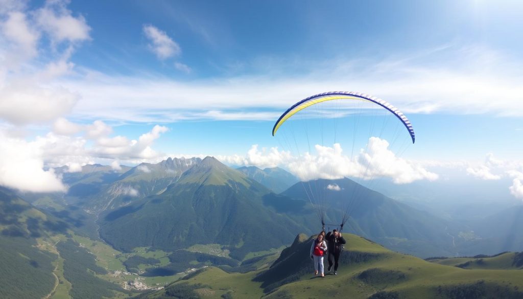 guided paragliding tours Kazbegi guided paragliding tours Kazbegi