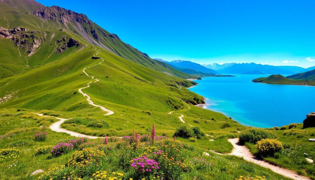 hiking trails around Lake Sevan hiking trails around Lake Sevan