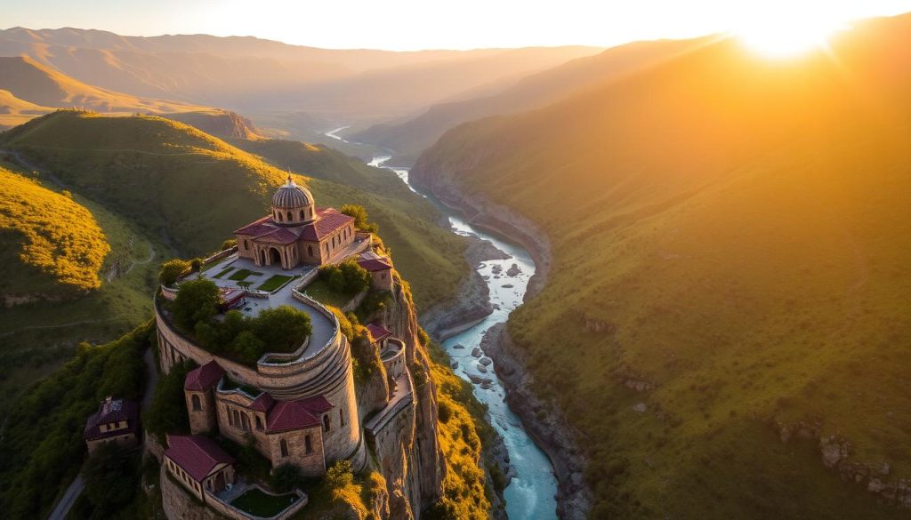 landscape of Tatev Monastery landscape of Tatev Monastery