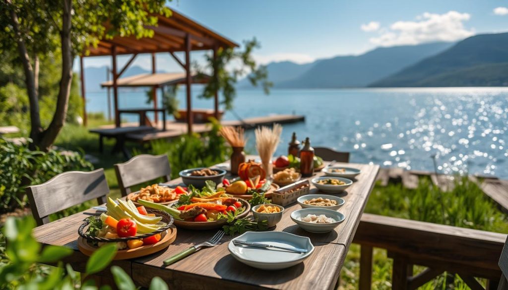 local and seasonal dining Lake Sevan local and seasonal dining Lake Sevan