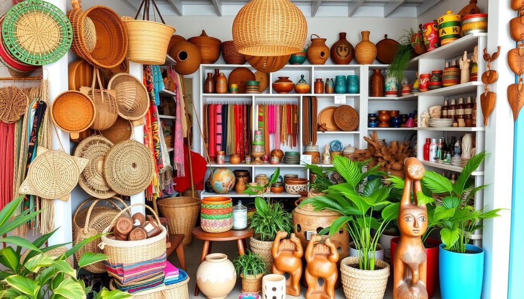 local arts and crafts in Grace Bay shopping local arts and crafts in Grace Bay shopping