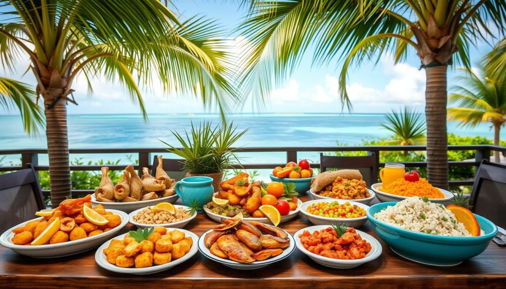 local cuisine in North Caicos local cuisine in North Caicos