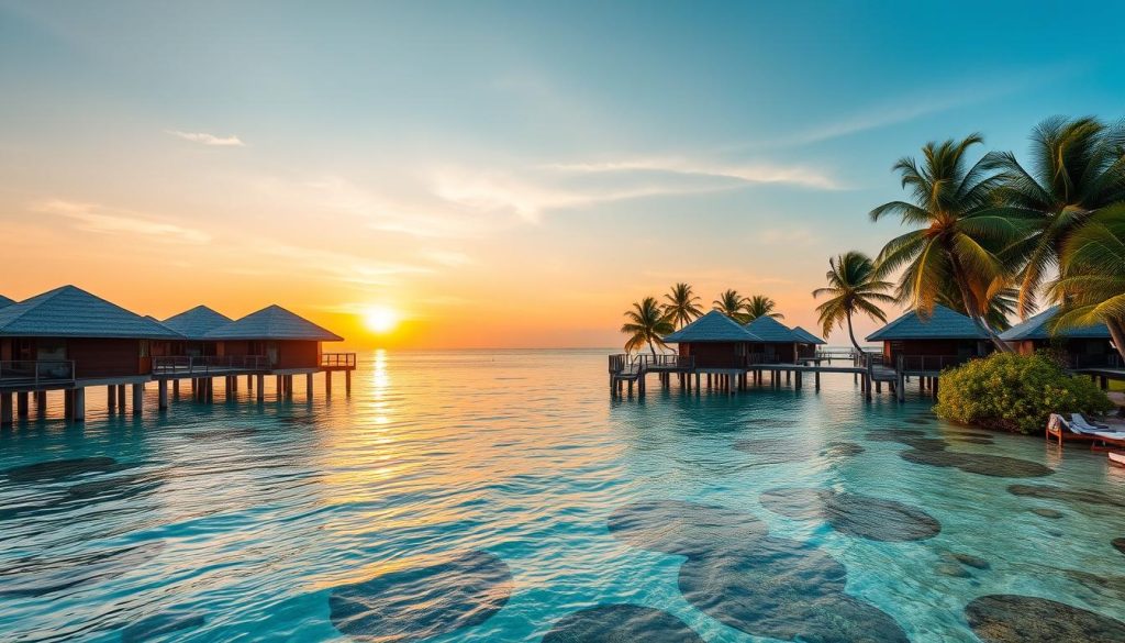 luxury overwater bungalows in Baa Atoll luxury overwater bungalows in Baa Atoll