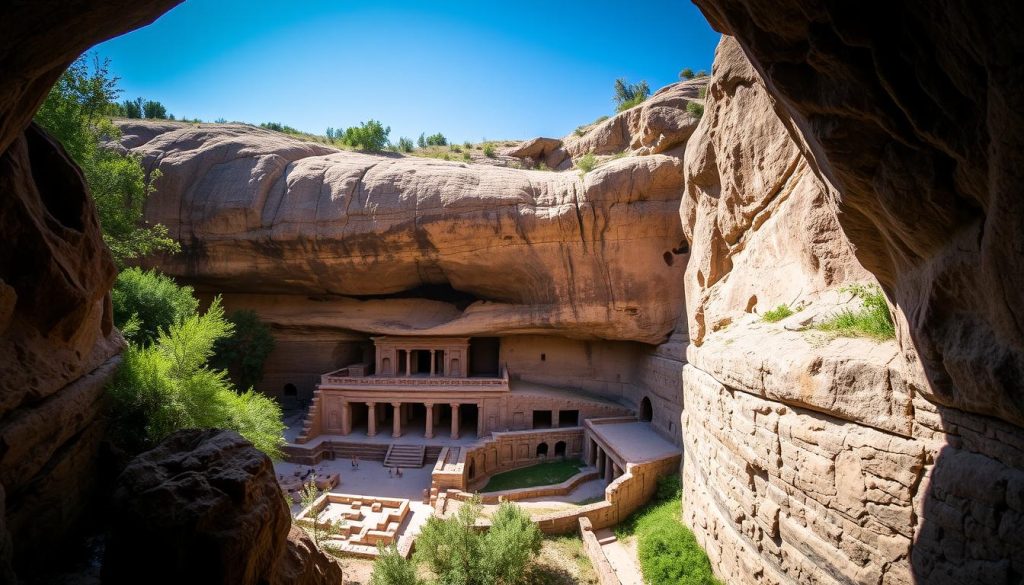 main cave temple Uplistsikhe main cave temple Uplistsikhe