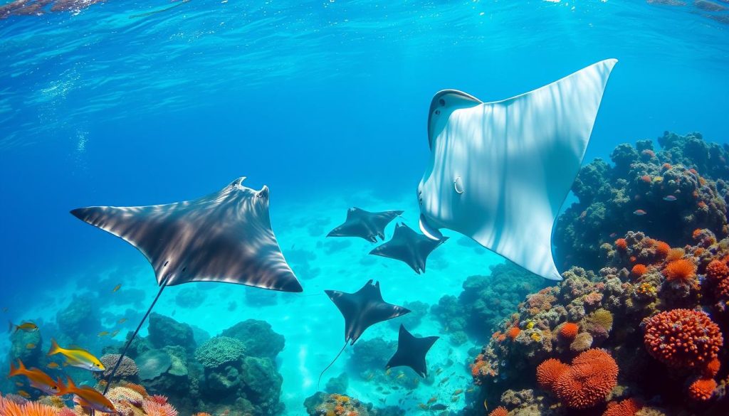 manta ray feeding at Hanifaru Bay manta ray feeding at Hanifaru Bay