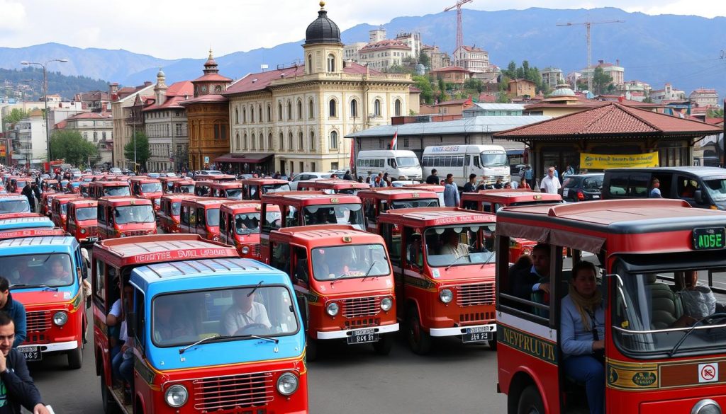 marshrutkas in Tbilisi marshrutkas in Tbilisi
