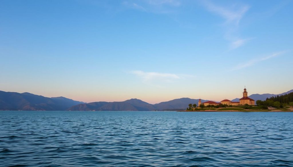 peaceful Sevan Lake peaceful Sevan Lake