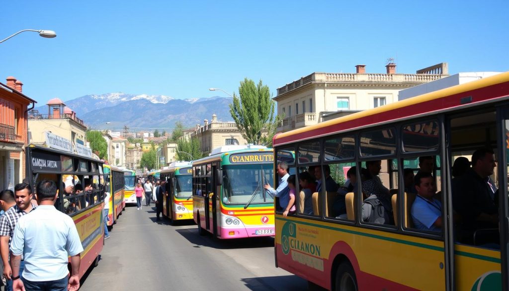 public transport in Gyumri public transport in Gyumri