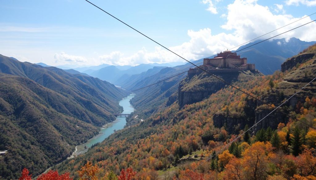scenic views Tatev cable car scenic views Tatev cable car