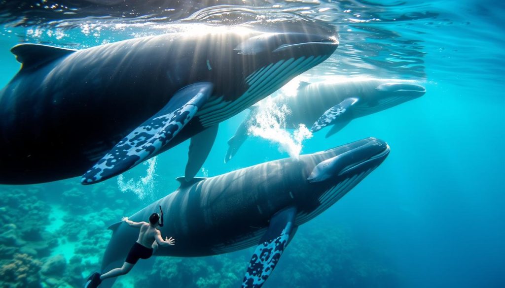 snorkeling with humpback whales snorkeling with humpback whales