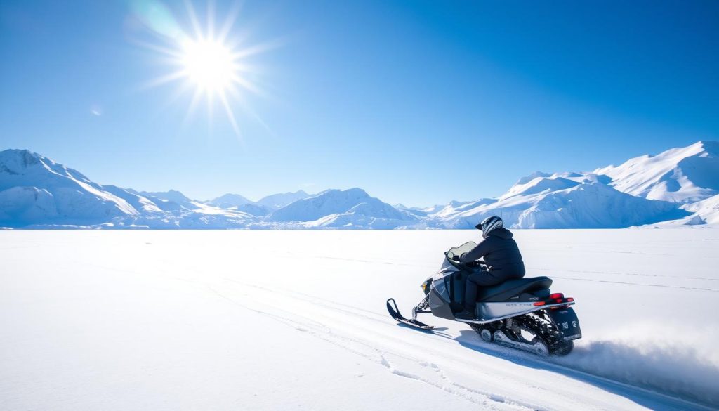snowmobiling in the Arctic snowmobiling in the Arctic