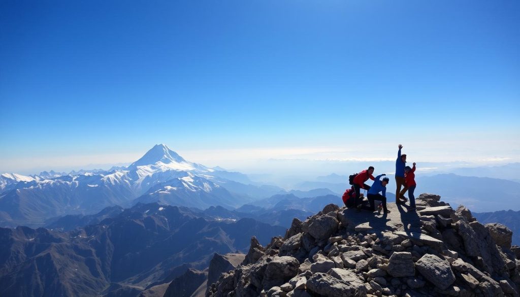 summit experience on Kazbek summit experience on Kazbek
