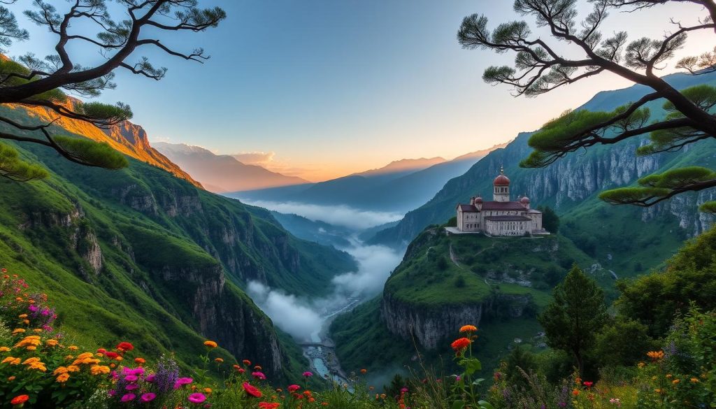 surrounding nature exploration near Tatev Monastery surrounding nature exploration near Tatev Monastery
