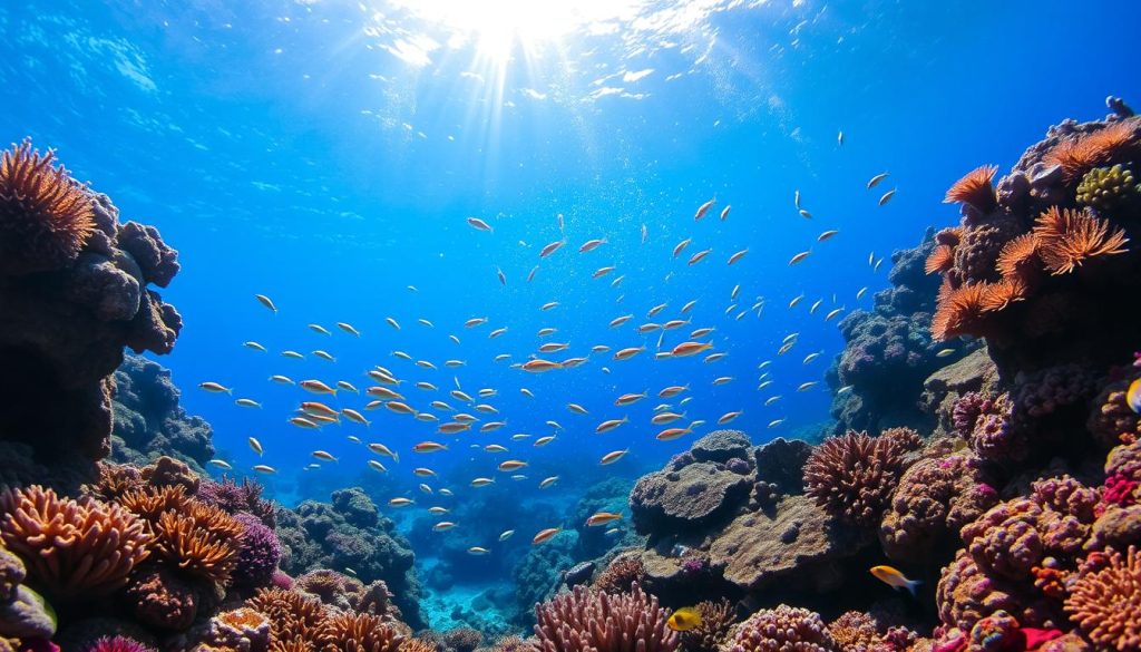underwater visibility in Ari Atoll underwater visibility in Ari Atoll