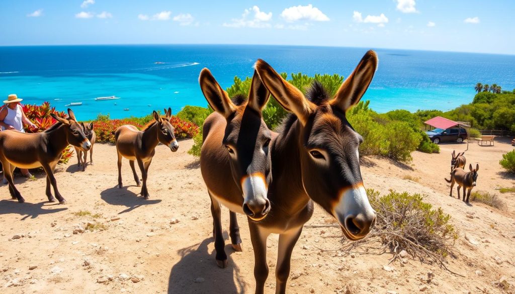 wild donkeys in Grand Turk wild donkeys in Grand Turk