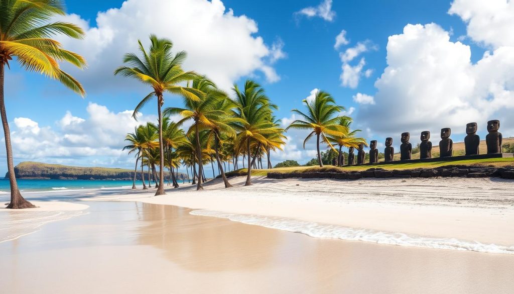 Anakena Beach relaxation Anakena Beach relaxation