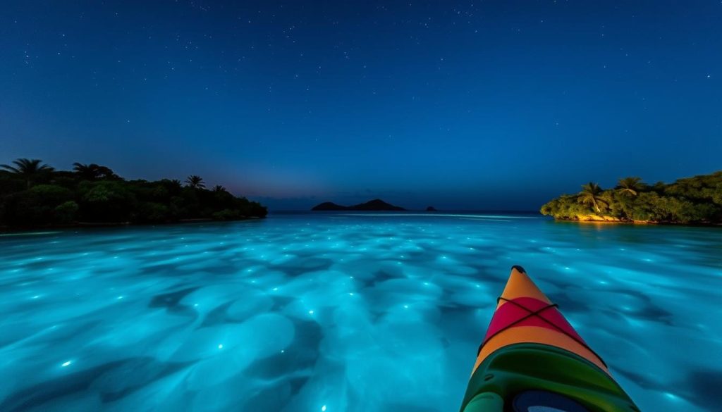 Bioluminescent kayak tour Culebra Bioluminescent kayak tour Culebra