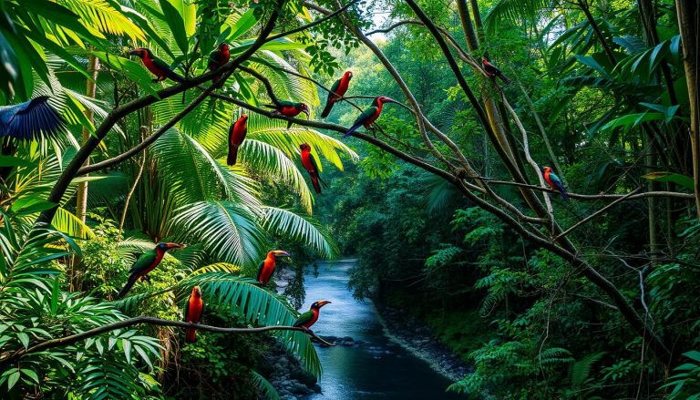 Birdwatching tours in Trinidad rainforests
