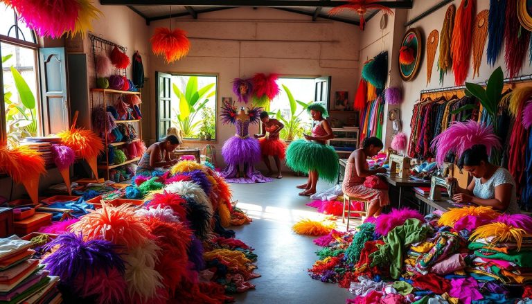 Carnival costume-making workshops in Trinidad