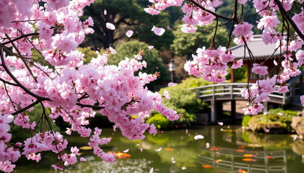 Cherry blossoms in San Francisco's Japanese Tea Garden Cherry blossoms in San Francisco's Japanese Tea Garden