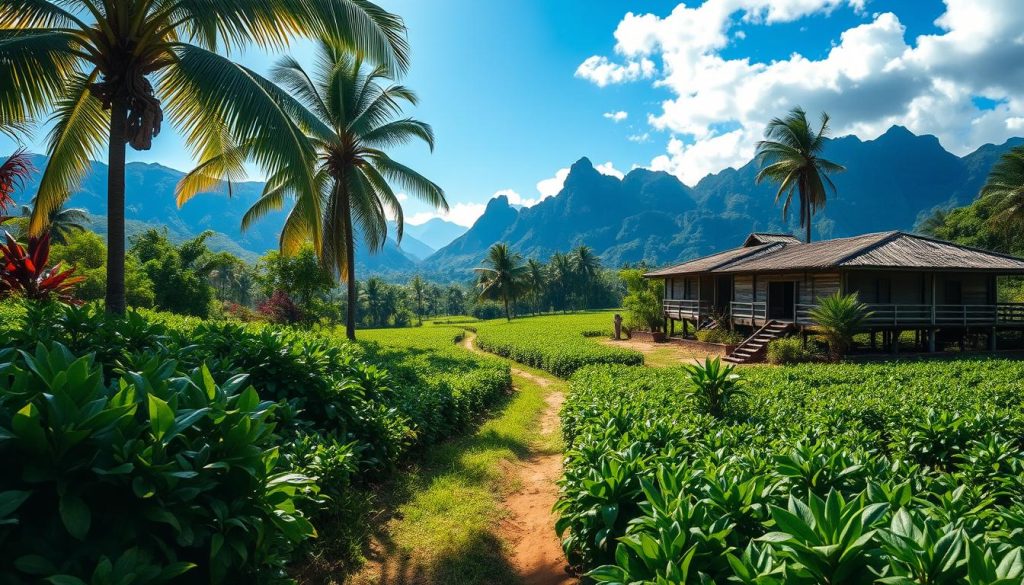 Cuban coffee farms ViƱales Cuban coffee farms ViƱales