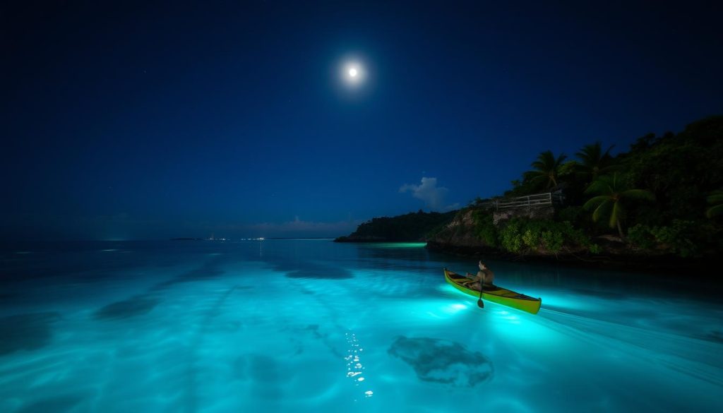 Culebra bioluminescent bay night kayak tour Culebra bioluminescent bay night kayak tour