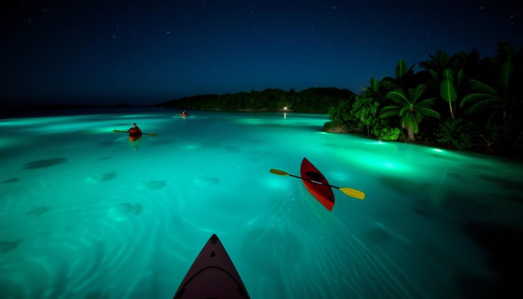 Culebra bioluminescent bay night kayak tour Culebra bioluminescent bay night kayak tour