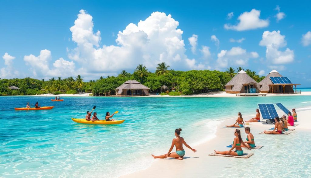 Eco-friendly activities on Paradise Island Eco-friendly activities on Paradise Island