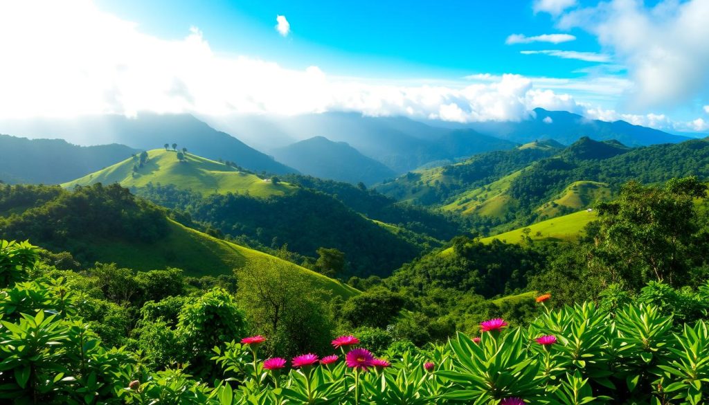 Escambray Mountains landscape Escambray Mountains landscape