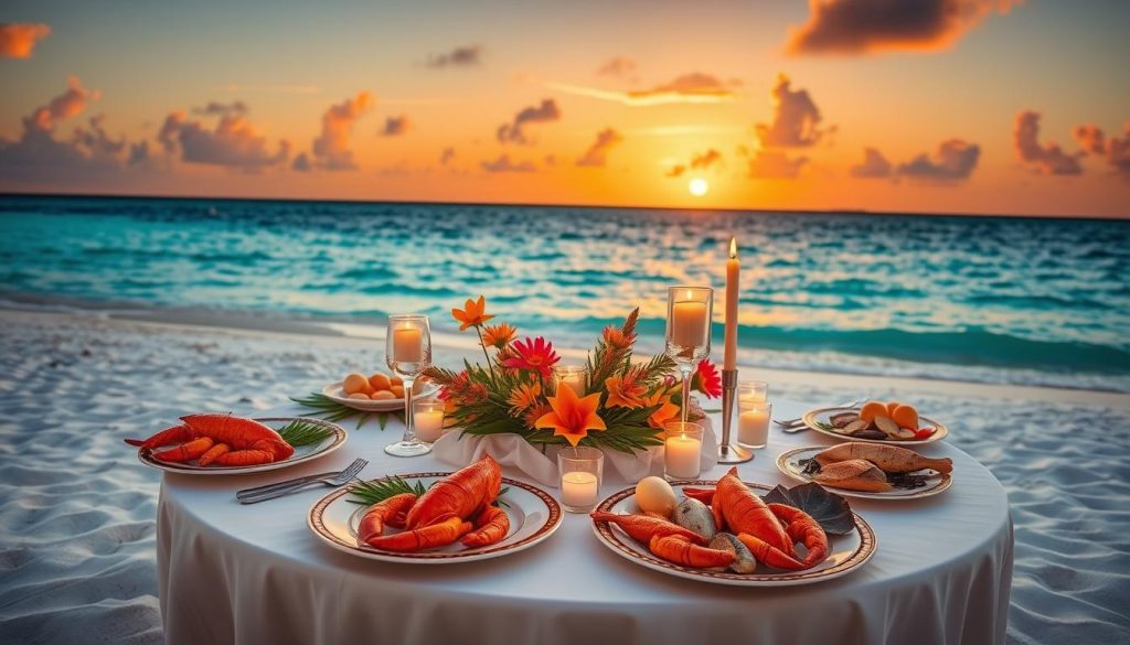 Fine dining seafood in Great Exuma Fine dining seafood in Great Exuma