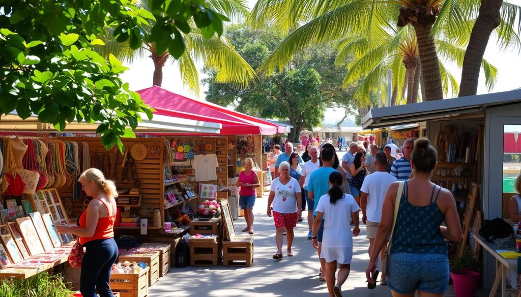 Freeport shopping scene Freeport shopping scene