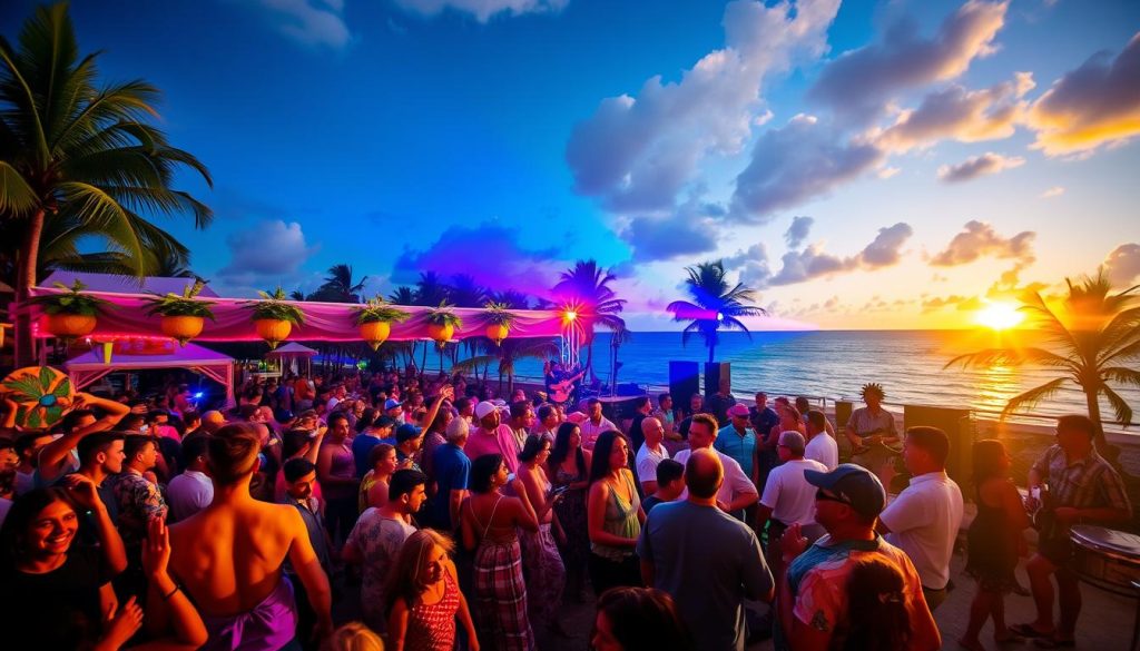 Great Exuma concert scene Great Exuma concert scene