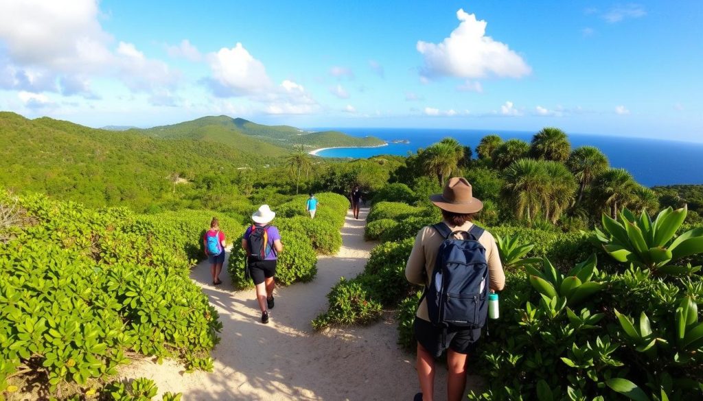 Hiking Flamenco Beach Trail Culebra Hiking Flamenco Beach Trail Culebra