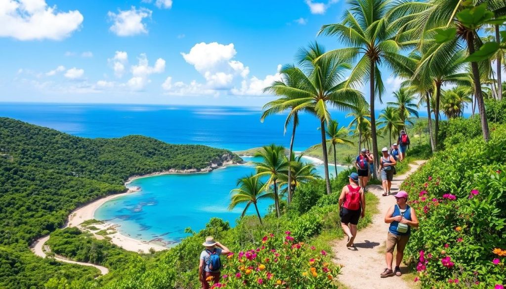Hiking Flamenco Beach Trail Culebra Hiking Flamenco Beach Trail Culebra