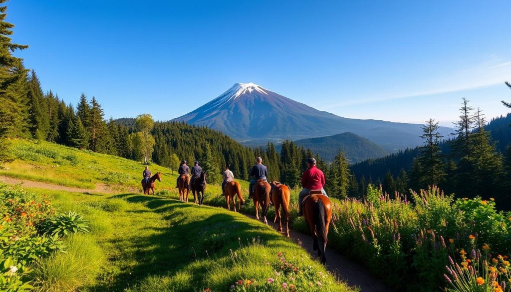 Horseback riding in Pucon Horseback riding in Pucon