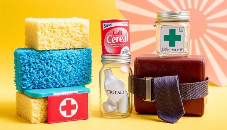 How can I adapt regular household items as travel accessories?