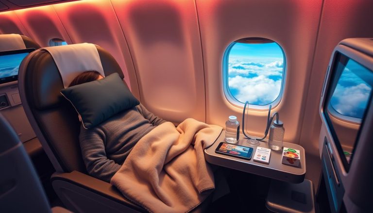 How can I make long-haul flights more comfortable?