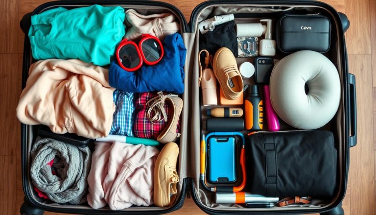 How can I make use of empty spaces in my suitcase more effectively?