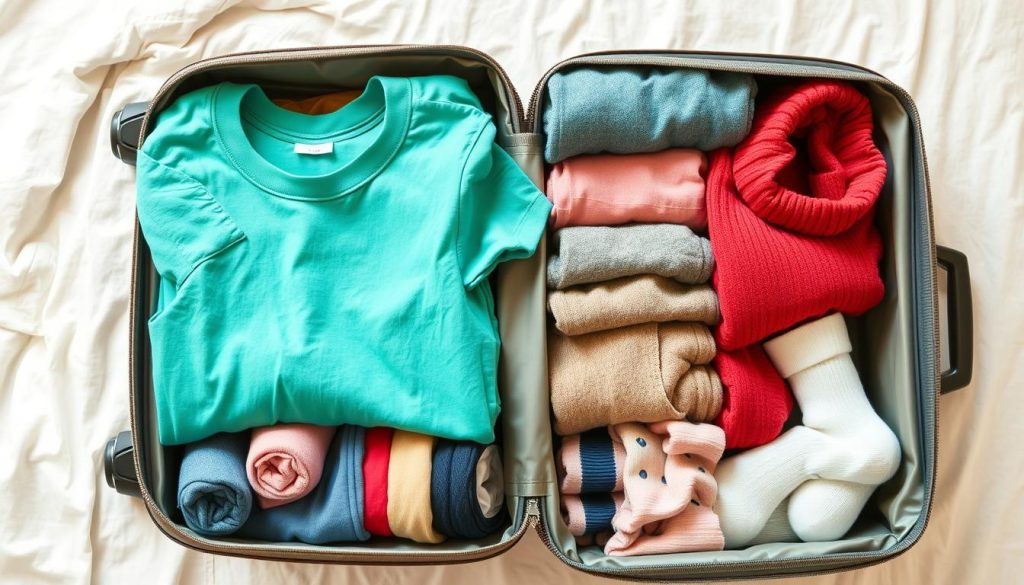 How can I use clothing items as makeshift packing organizers? How can I use clothing items as makeshift packing organizers?